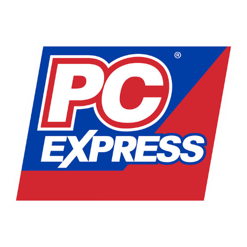 Directory 102 PC Express Logo with black and red color theme.