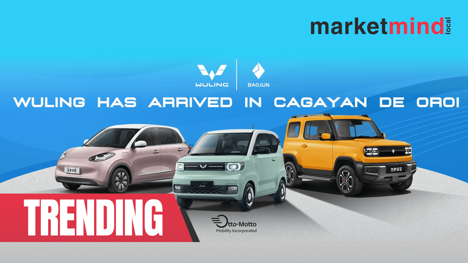 Wuling Mini EV - Electric Vehicles Electrifying Cagayan de Oro City.