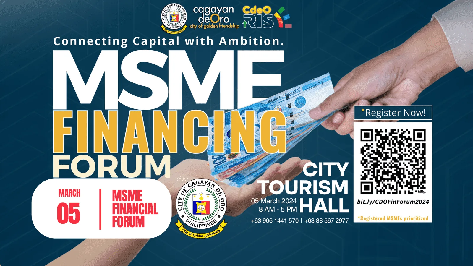 "MSE Financing Forum" - A gathering of experts discussing financing options for micro and small enterprises.