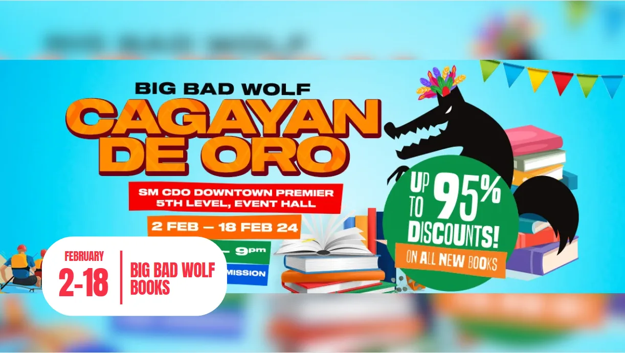 A picture of a Big Bad Wolf Books in Cagayan de Oro.
