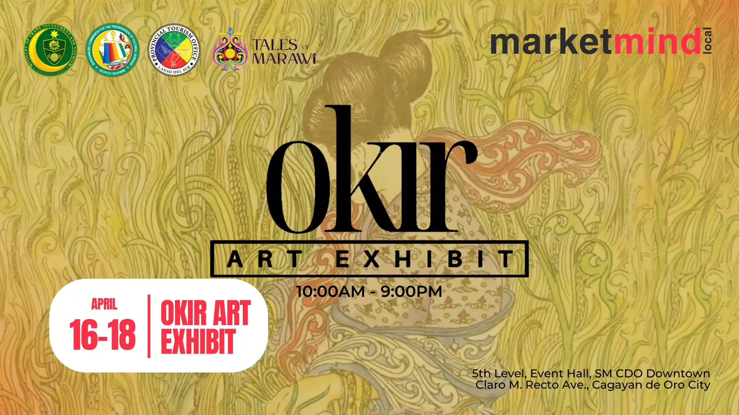 Okir Art Exhibit: A vibrant and captivating art exhibition showcasing the intricate beauty of Okir art.